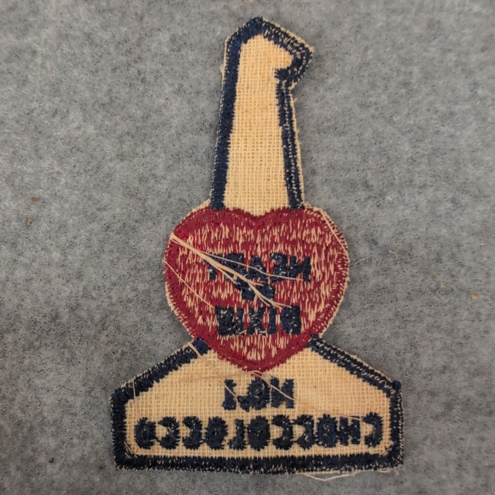 Vtg "Heart of‎ Dixie" Heart No. 1 Choccoloco Boy Scout Patch Almost 4" - Picture 2 of 3